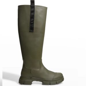 Ganni Country Recycled Moto Boots